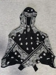amiri プルオーバーバンダナ柄ペイズリーパーカー フーディー アミリ 