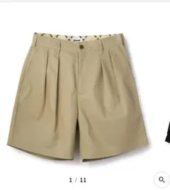 Schott DOUBLE PLEATED T/C SHORTS Mのサムネイル
