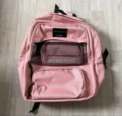 韓国 学生 リュック 大容量 ピンク