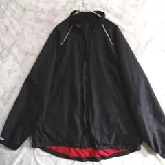 1970　STARTER　ナイロンジャケット　2XL　黒赤　US古着