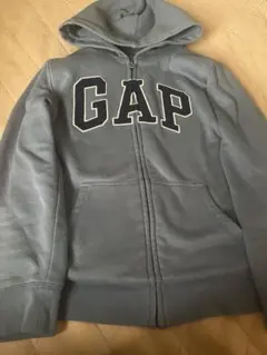 00s OLD GAP ジップフーディーパーカー水色y2k 短丈L