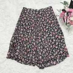 7055 フォーエバー21 花柄スカート フレア ボトム シンプル 可愛い 総柄