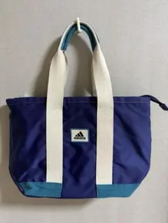 adidas アディダス　トートバッグ　ハンドバッグ　ブルー