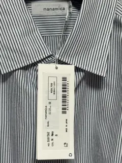 ナナミカ Regular Collar Stripe Wind Shirtsのサムネイル