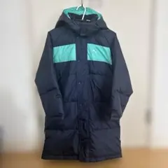 PUMA フード付きジャケット 130cm ネイビー/ターコイズ　ダウンコート