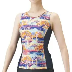 arena 大きめカラースナップ付きトップス(差し込みフィットパッド)　O