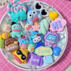 A844-デコパーツ　まとめ売り　ハンギョドン