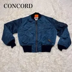 【美品】CONCORD MA-1フライトジャケット　ネイビー　サイズS