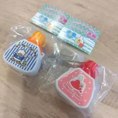 サンリオキャラクターズ ミニミニレトロ 水筒2　マロンクリーム＆あひるのペックル