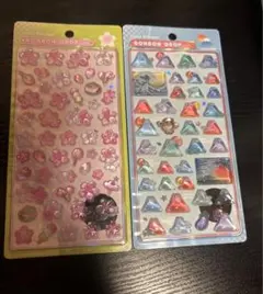 正規品　ボンボンドロップシール　和柄　富士山　桜