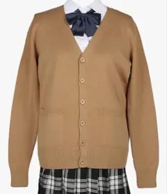 CAMPURE 長袖 カーディガン ニット Lサイズ キャメル