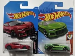 ホットウィール カマロ コルベット 2台セット - メルカリ