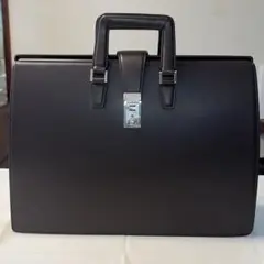 メンズ ビジネスバッグ ダークブラウンのサムネイル
