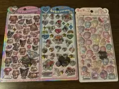 うるちゅる　パワーパフガールズ　サンリオ　キティ　ポチャッコ　　シール