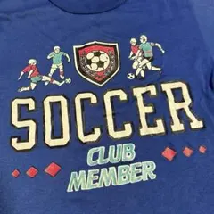 アメリカ製 KIDS M(12-14) SOCCER サッカープリント Tシャツのサムネイル