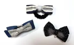 リボンデザイン ヘアアクセサリーセット