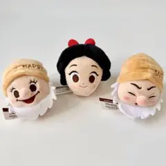 【SALE】白雪姫　小人　ぬいぐるみパーツ　3点　カスタムカチューシャ用