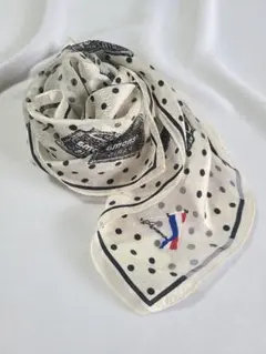 renoma PARIS レノマパリス シルク スカーフ ドット柄 ヴィンテージのサムネイル
