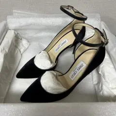【新品未使用】Jimmy Choo / ベロア/ BLACK