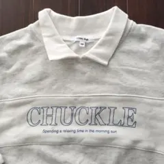 グローバルワーク　襟付きトレーナー スウェット　グレー　150