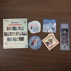 ディズニー 一番くじ G賞 アナと雪の女王 クリアブックマーク＆ステッカーセット