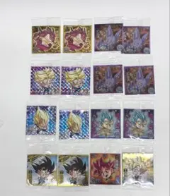 ドラゴンボール 超戦士シール ウエハース超 超絶感謝の十周年 まとめ16枚
