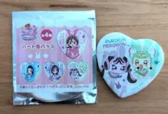 Tジョイ限定 映画キミプリ ハート缶バッジ プリルン メロロン