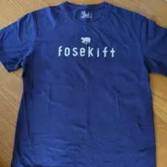 FOSEKIFT ネイビー Tシャツ L