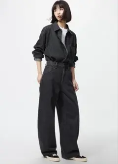 UNIQLOユニクロ　バギーカーブジーンズ　デニム