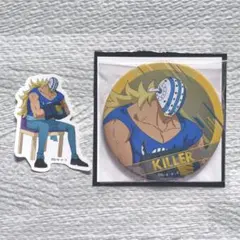 ONE PIECE メタル缶バッジ キラー