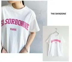 THE SHINZONE　ザ シンゾーン　カレッジロゴ　Tシャツ　半袖　人気のサムネイル
