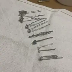 ヘアピンセット 10本 シルバー