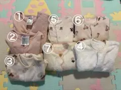 ピンク系 ロンパース カバーオール セットアップ まとめ売り ベビー 冬