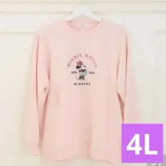 しまむら　ミニー　裏起毛プルオーバー　４Ｌ