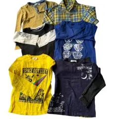 古着まとめ売り 長袖シャツ 6枚セット 120～130cm 男の子