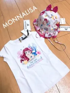 MONNALISA☆アリエルTシャツ☆帽子セットのサムネイル