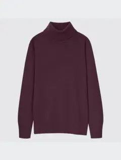 ユニクロ カシミヤタートルネックセーター 4XL ワイン