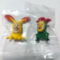 こびとづかん　おすわりマスコット　 2体セット　ホトケアカバネ　リトルハナガシラ