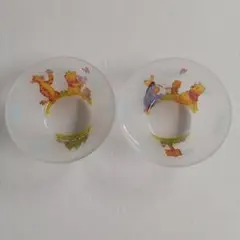 くまのプーさん　ガラス ボウル 2個セット