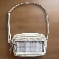 ショルダーバッグ　女の子　ファンシー　クリーム色　小学生キッズ
