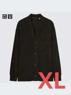 UNIQLO U フレンチリブカーディガン ブラック XL