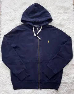 Polo Ralph Lauren ネイビー　ジップパーカー　L