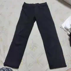 ユニクロ　ブラックデニム Mサイズ ストレート