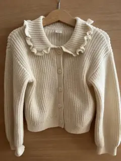 GAP美品☆フリル襟カーディガン 5歳用サイズ