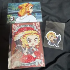 鬼滅の刃 煉獄杏寿郎 ブロマイド ポストカード ステッカー