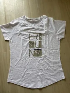 PUMA RUN Tシャツ SM ホワイト　ヨガ　ランニング