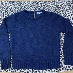 NATURAL BEAUTY BASIC ネイビー ニット M