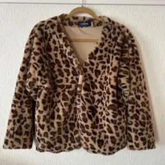 レオパード ファーコート レディース