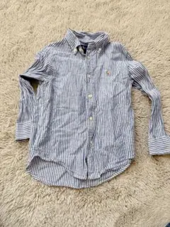 ラルフローレン　110 ストライプシャツ　フォーマル