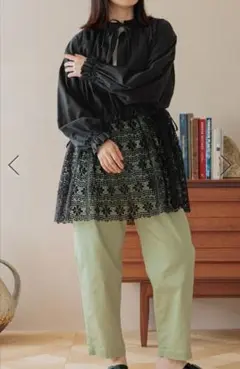 nico and.. ニコアンド コットンタッチドレスチュニック F